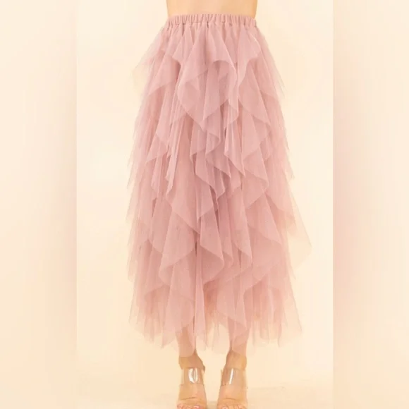 Black Tulle Skirt - Picture 3 of 3